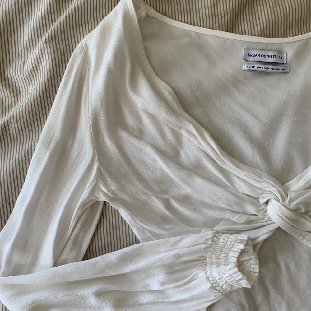 Urban Outfitters crop top with long sleeves